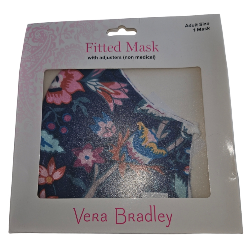 NWT Vera Bradley Non Medical Fitted Adult Mask With Adjusters